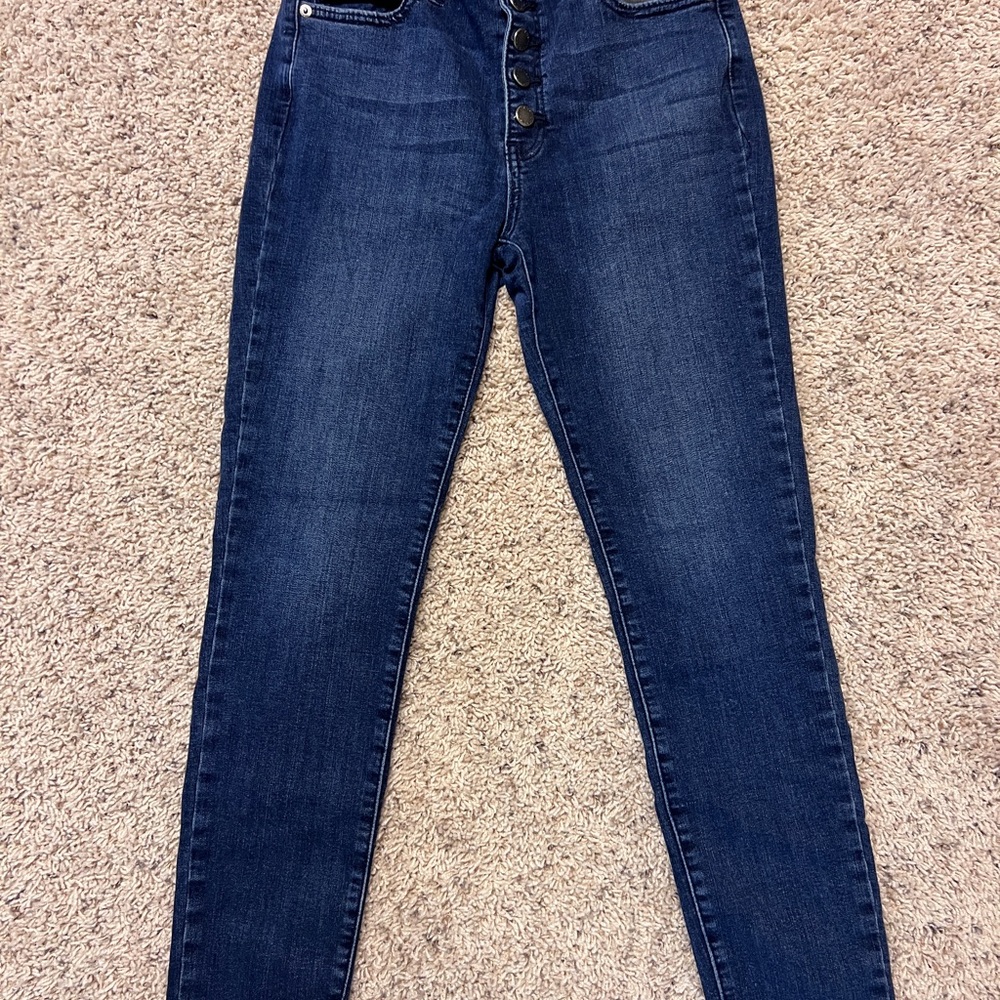 Just USA High Rise Dark Blue Jeans